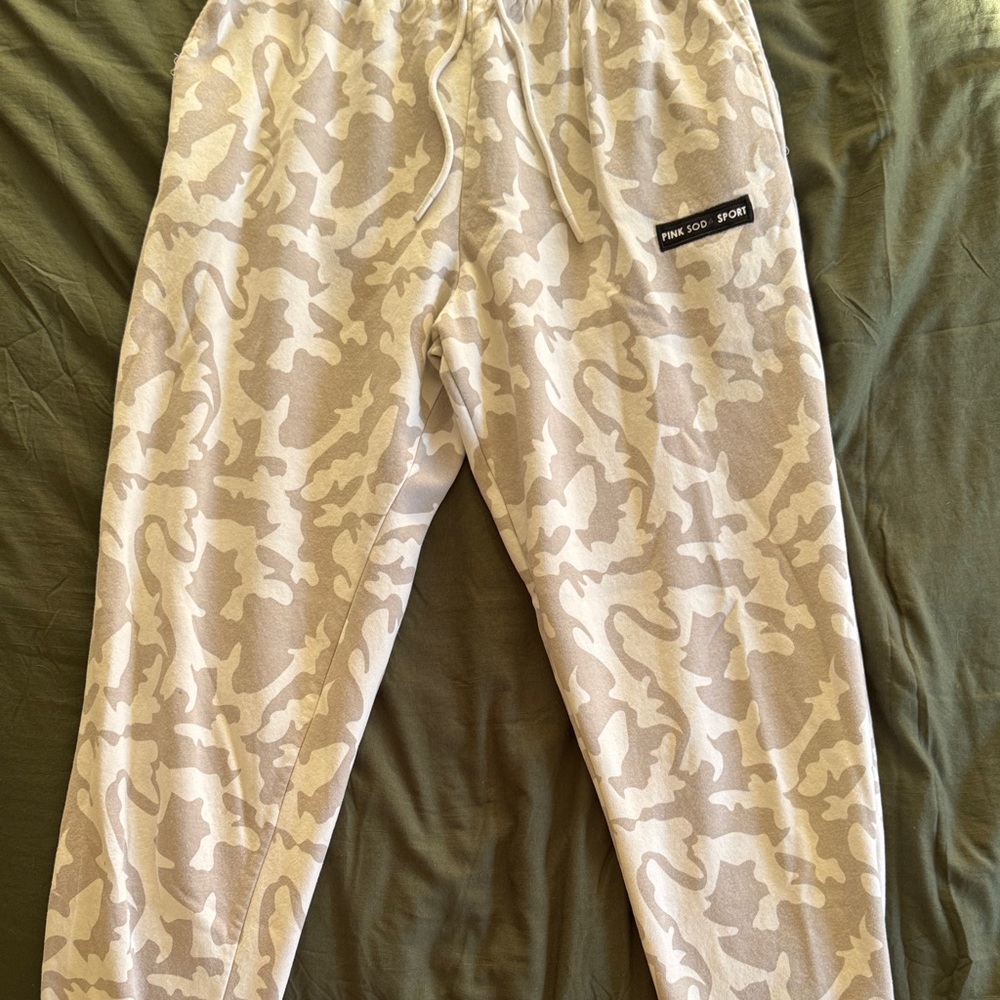Pink Soda Sport Camouflage Joggers